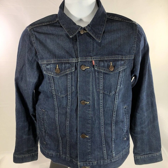Levi's Other - Levis Jean Jacket Denim Button Up Youth XL 13-15 Years Pockets Long Sleeve Retro